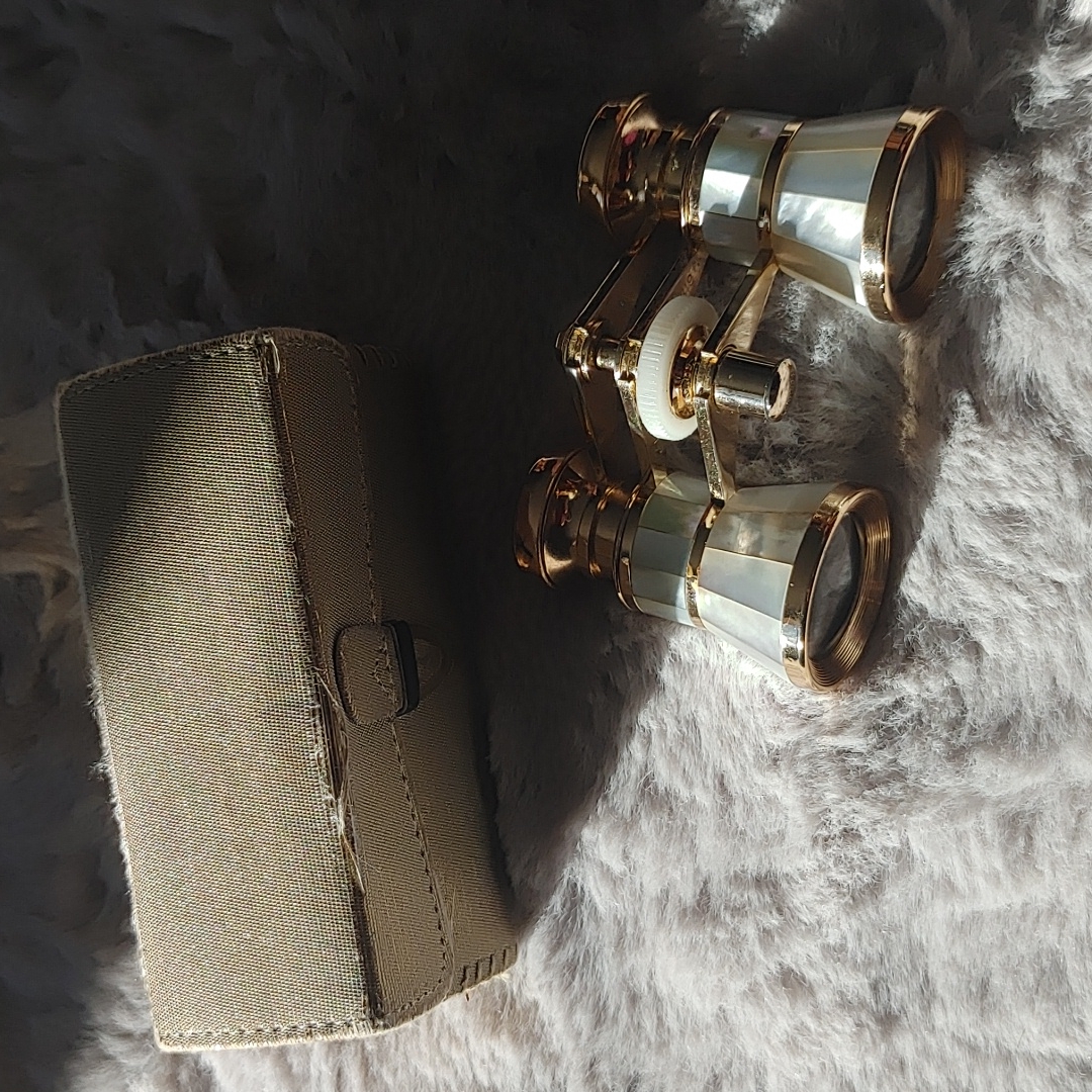 Opera Glasses Admiral Vergutet Mother Of Pearl Opera Glasses With Case